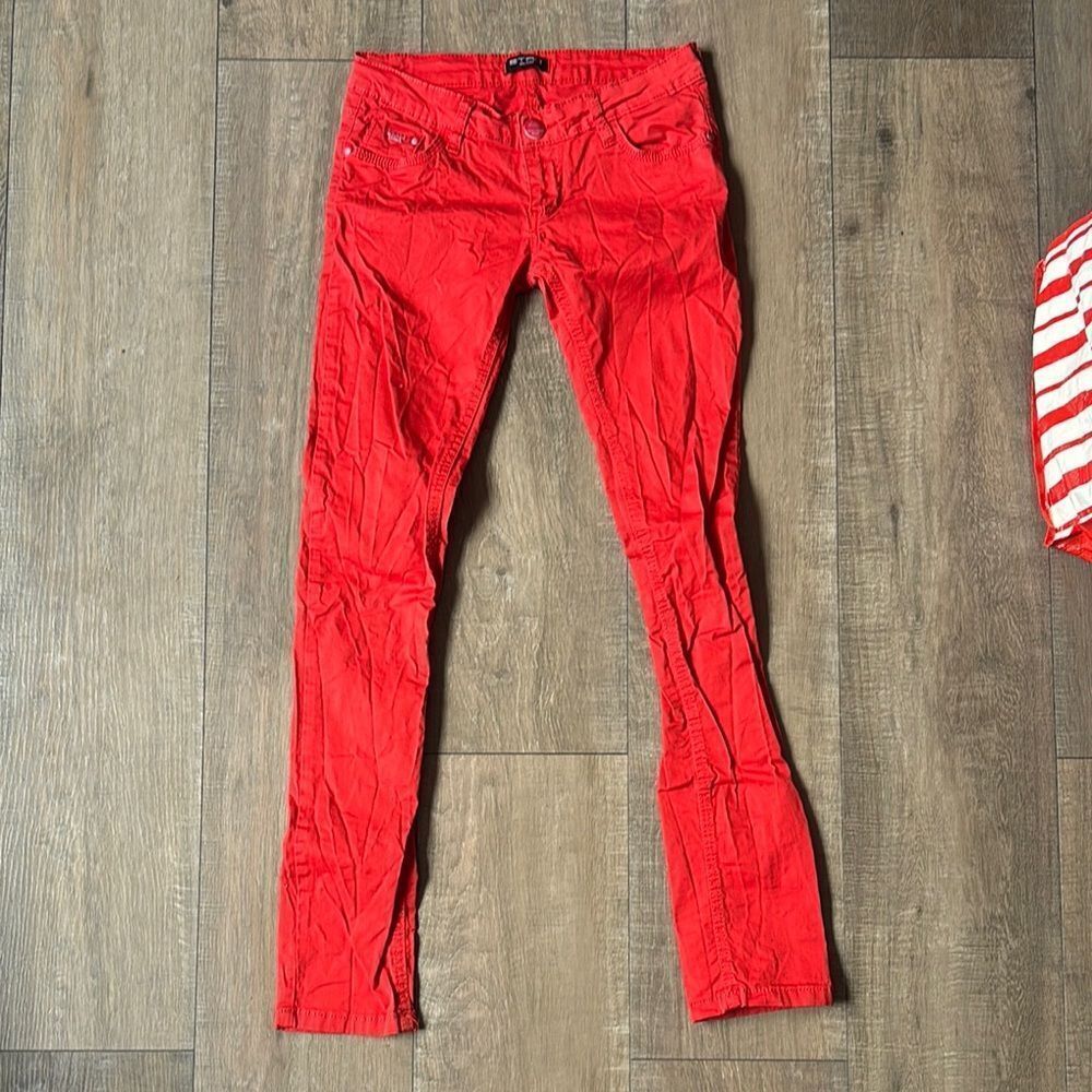Etro Milano Bold Red Trousers